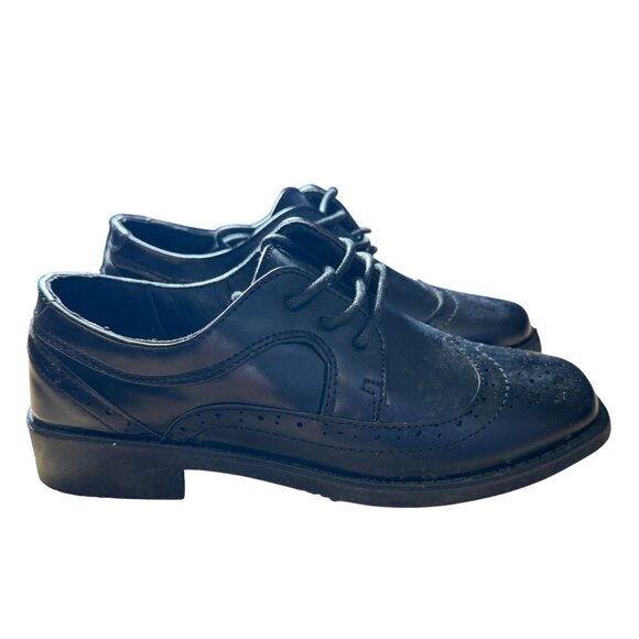 Josmo Little Kid Lace-Up Dress Oxfords Boys Size 1 in Black New Without Box! - Picture 1 of 8